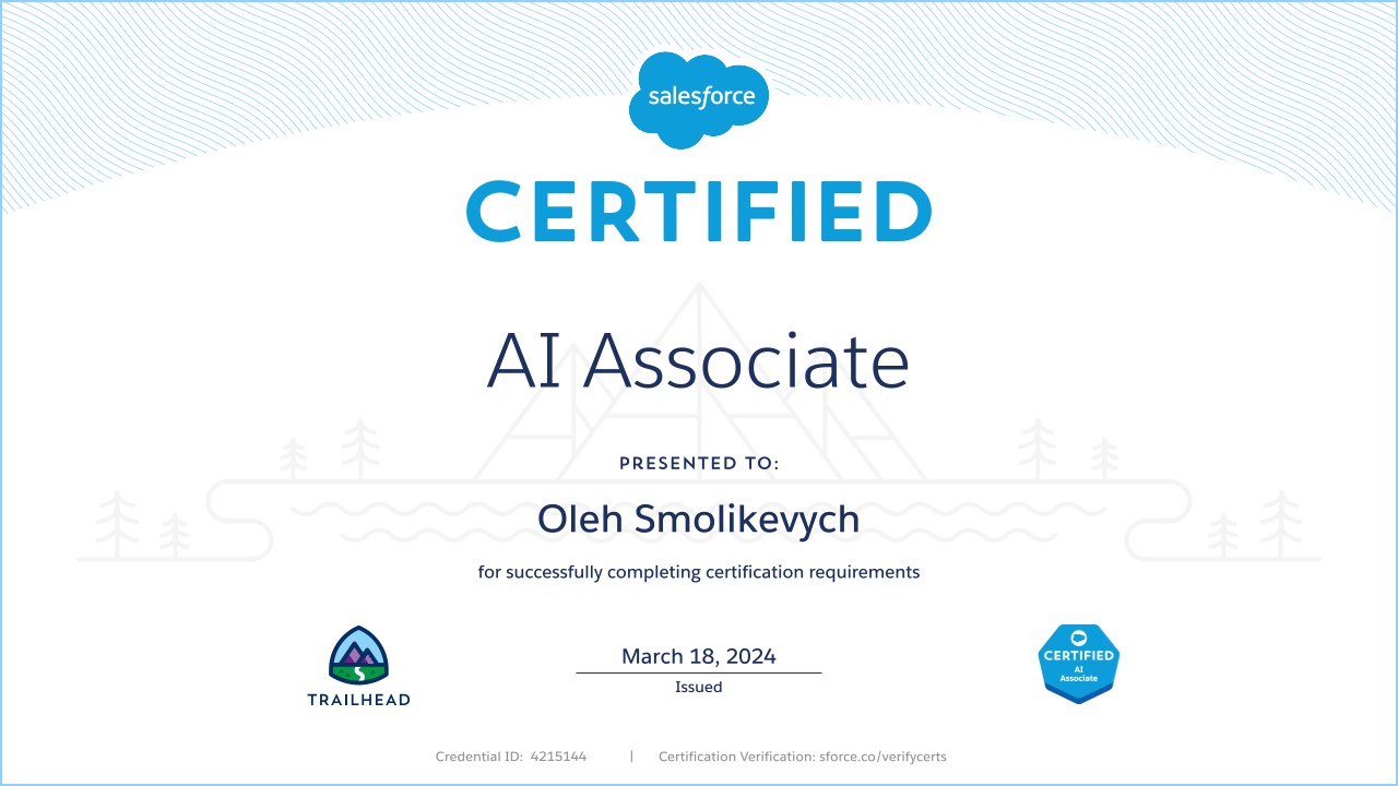 AI Associate - Salesforce